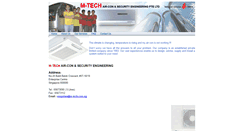 Desktop Screenshot of m-tech.com.sg